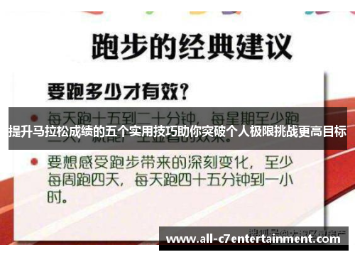 提升马拉松成绩的五个实用技巧助你突破个人极限挑战更高目标 提升马拉松成绩的五个实用技巧助你突破个人极限挑战更高目标